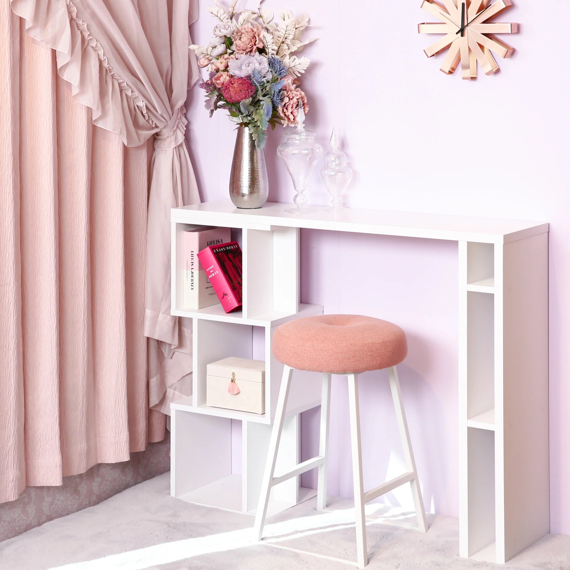 Ritmo Counter Table White (W1100 - 1360 × D295 × H900)