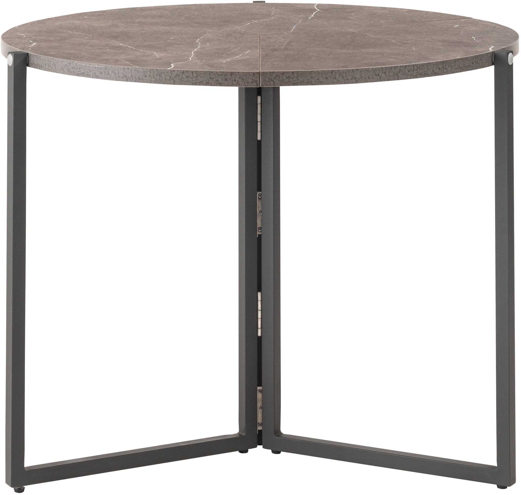 Folding Table Round  90 Gray