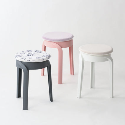 Vortex Stool White (W350 × D350 × H455)