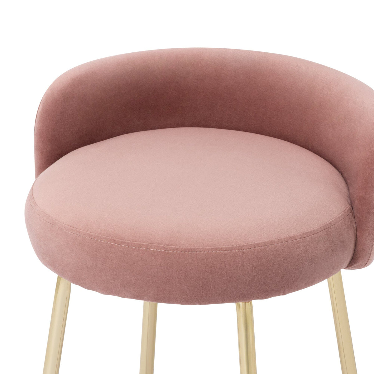Plumor Stool Pink X Gold