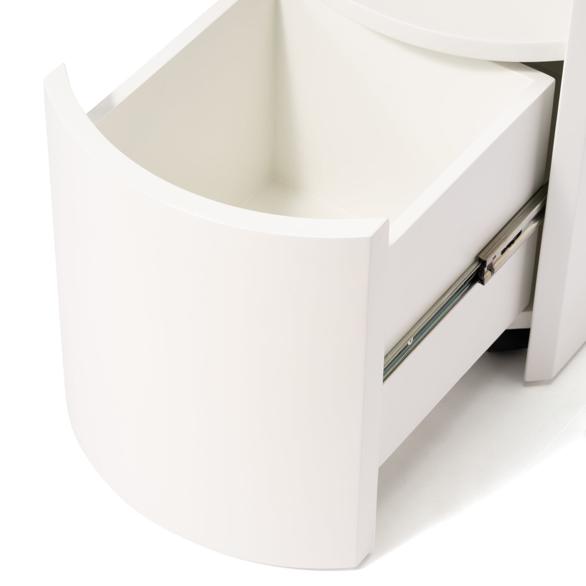 Coffrea Rolling Cosmetic Storage Cabinet White