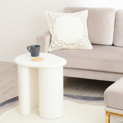 Riva Side Table White (W450×D360×H455)