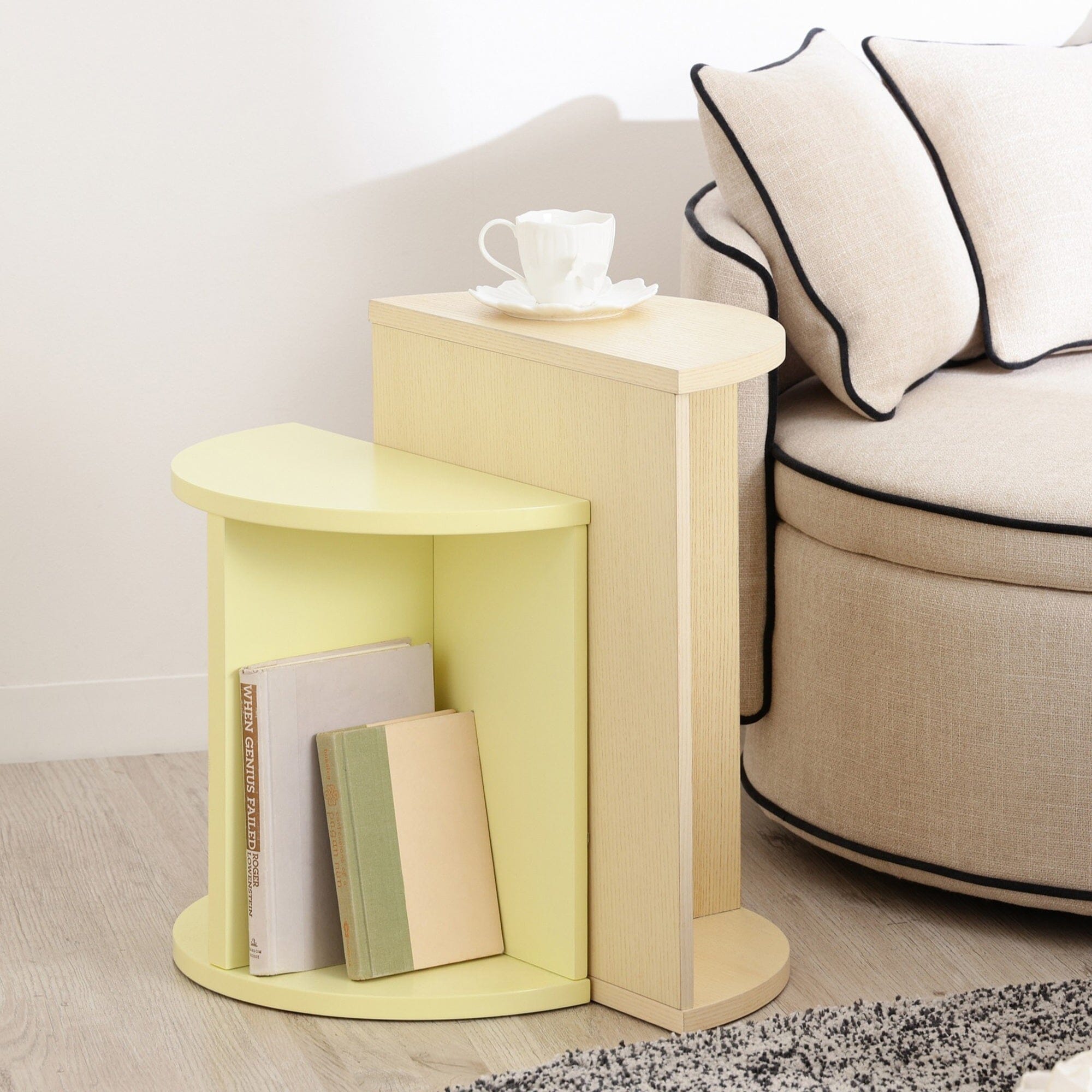 Lunette Side Table High Natural