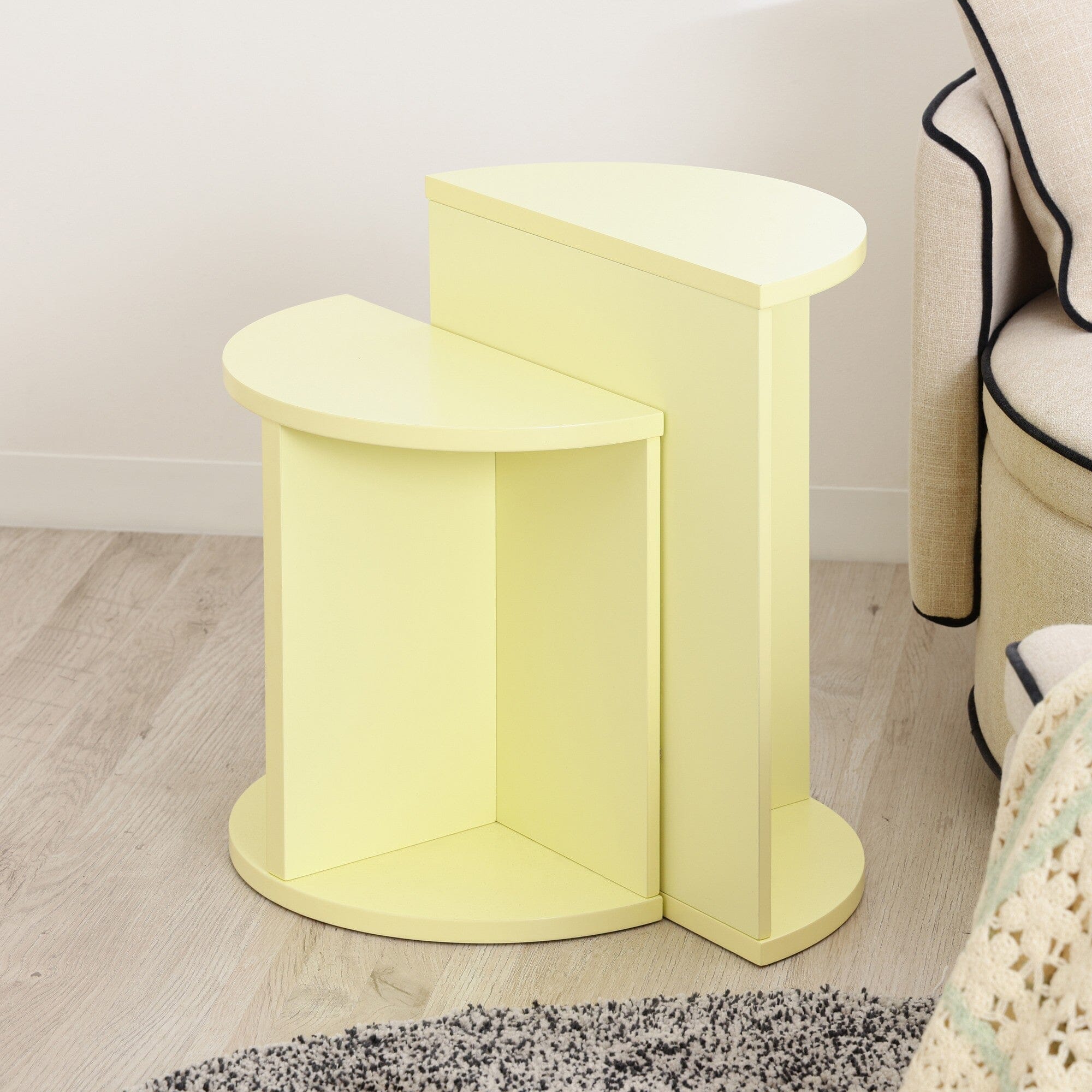 Lunette Side Table High Light Yellow