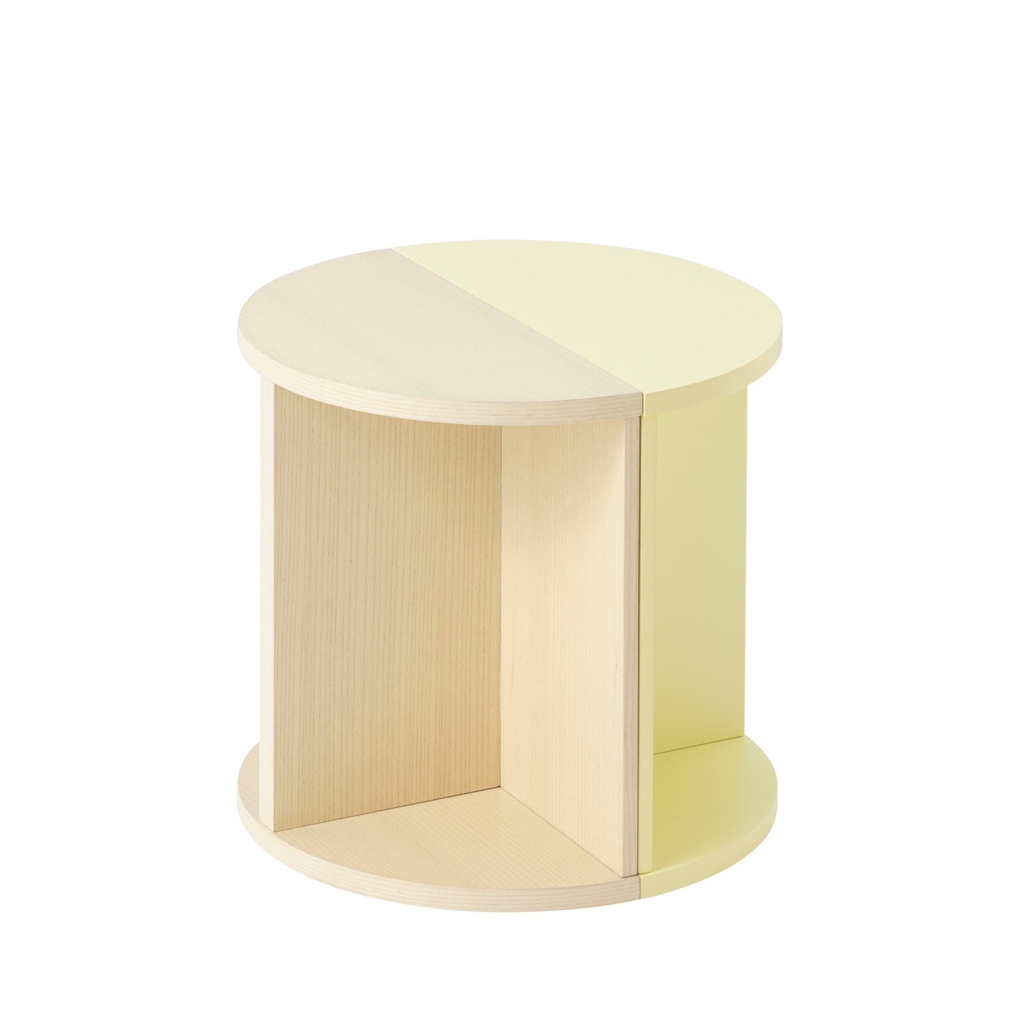 Lunette Side Table Low Natural