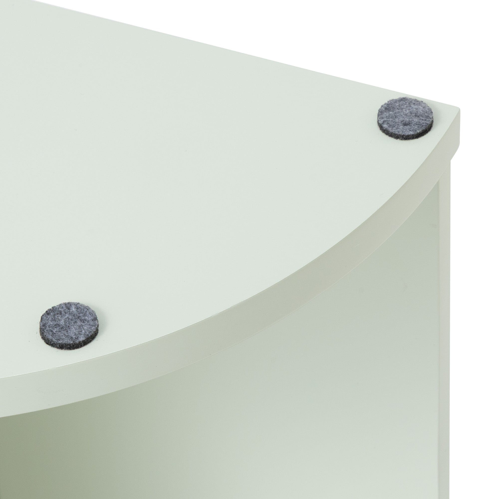 Lunette Side Table Low Light Green