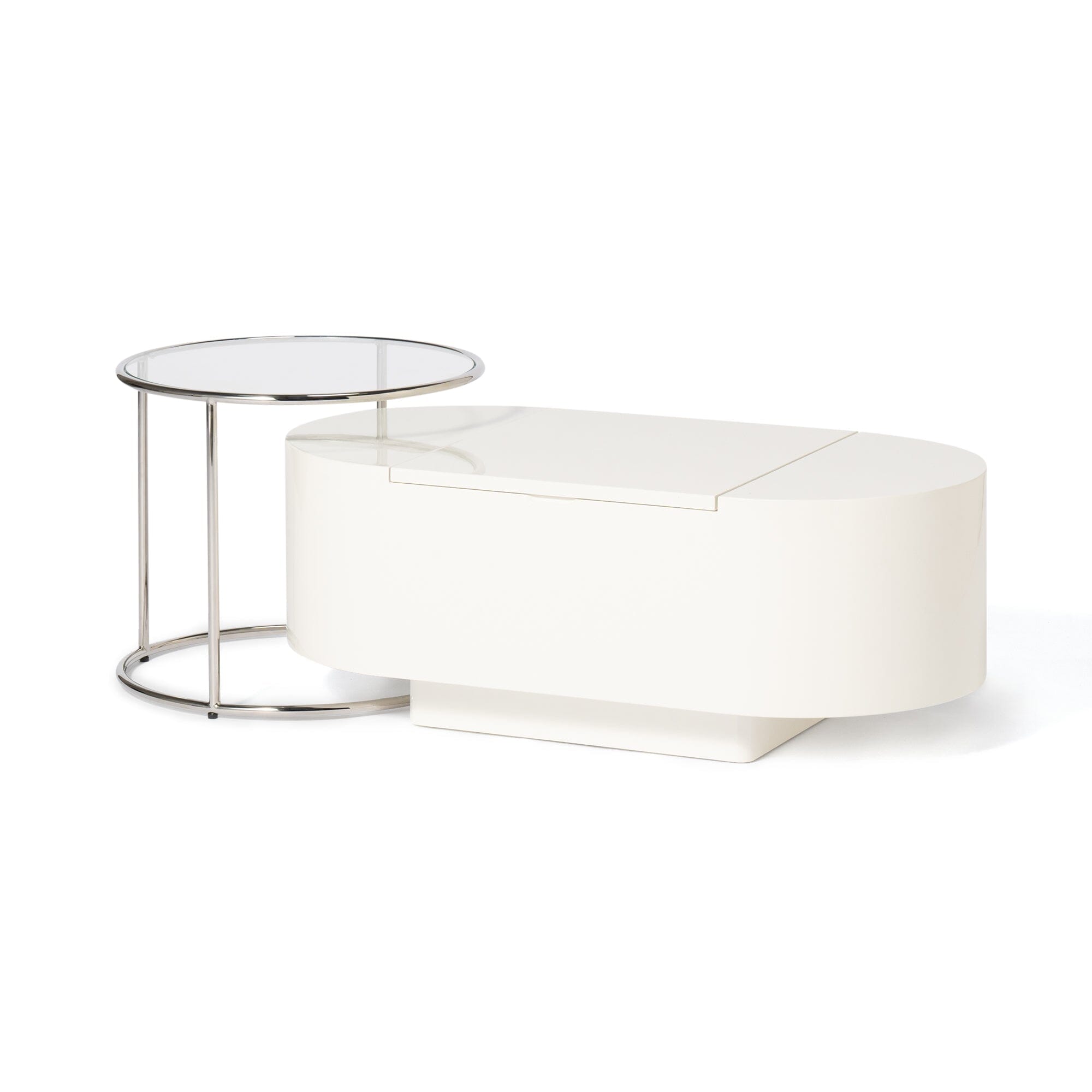 Eclat Nesting Tables Silver