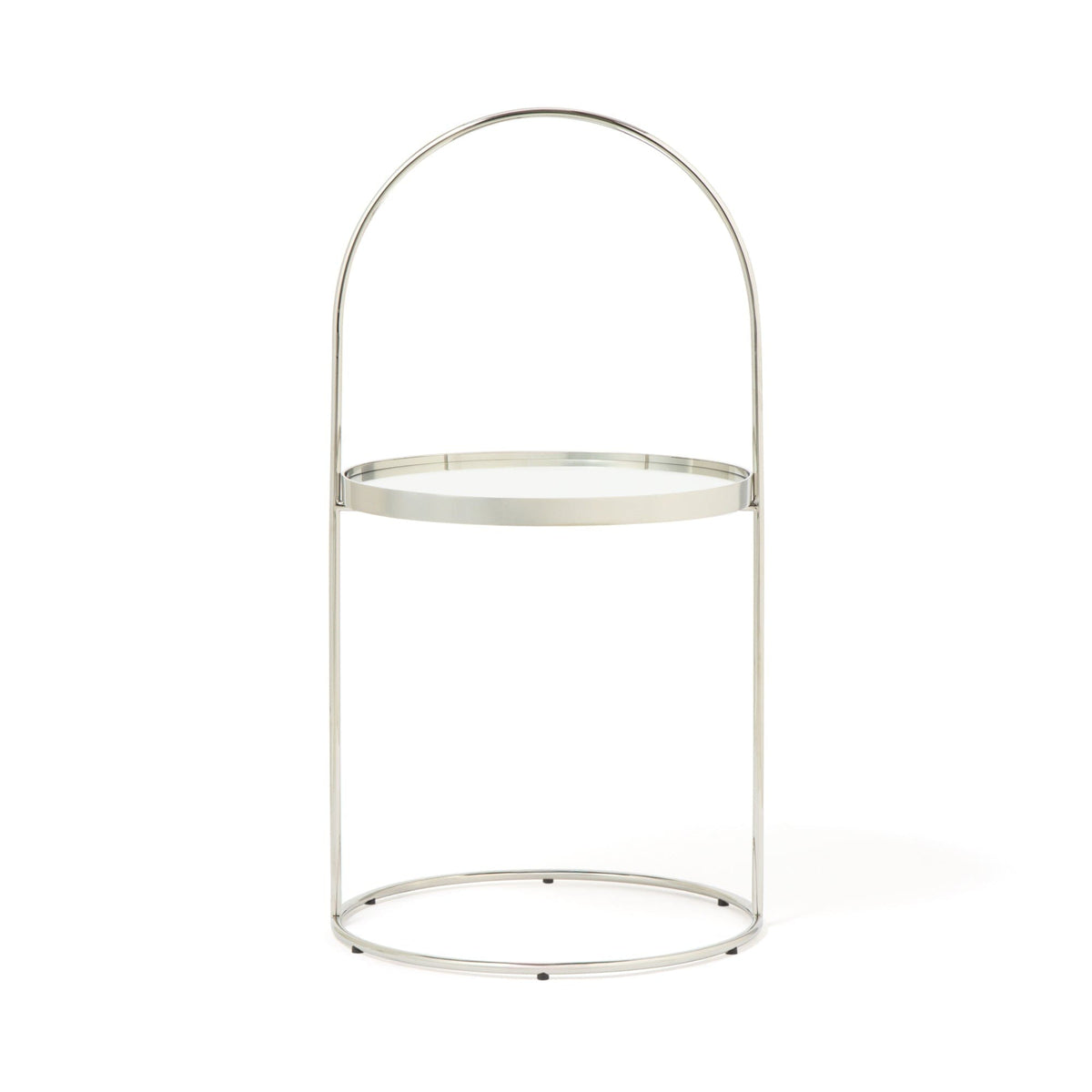 Porta Side Table Silver