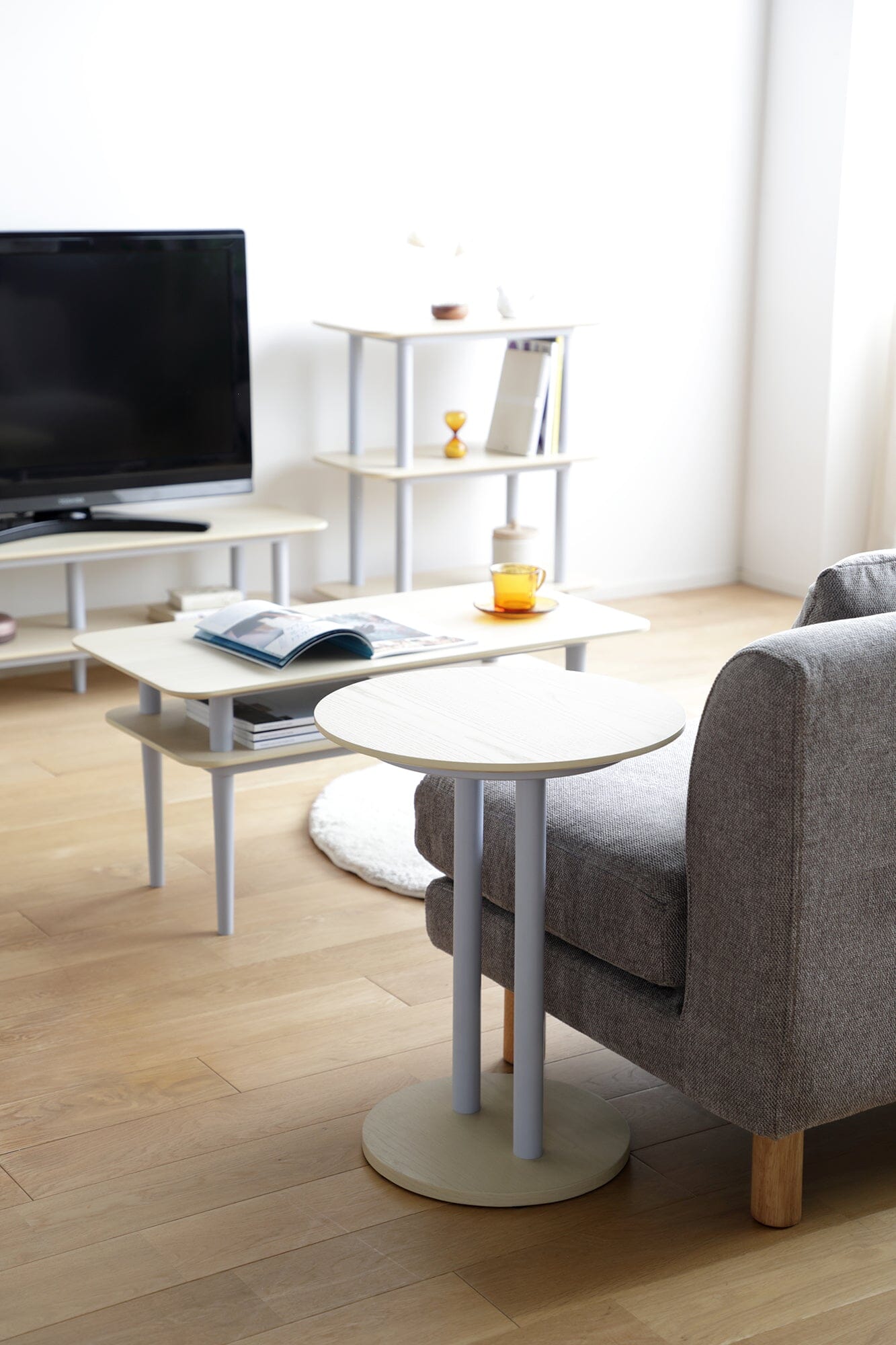 Log  Side Table