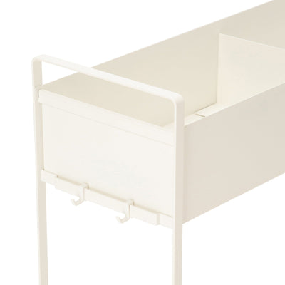 Rolling Entry Storage Shelf White