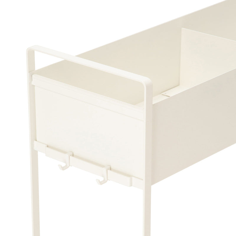 Rolling Entry Storage Shelf White