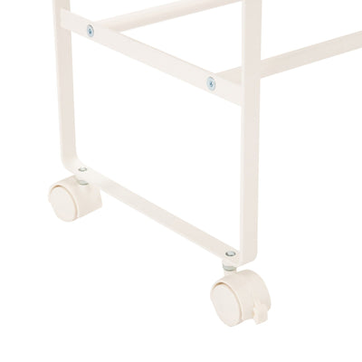 Rolling Entry Storage Shelf White