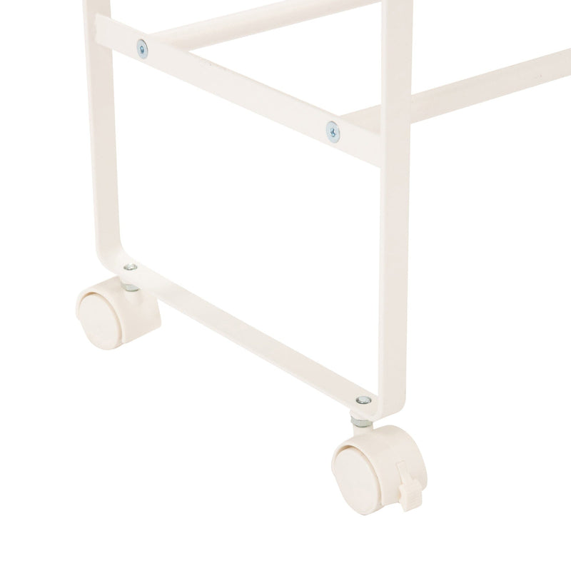 Rolling Entry Storage Shelf White