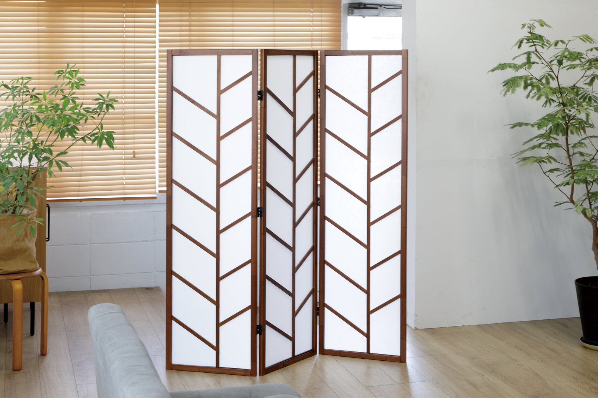 Wood Partition Brown