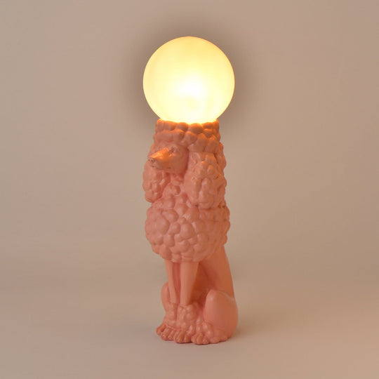 Dog Lamp Pink