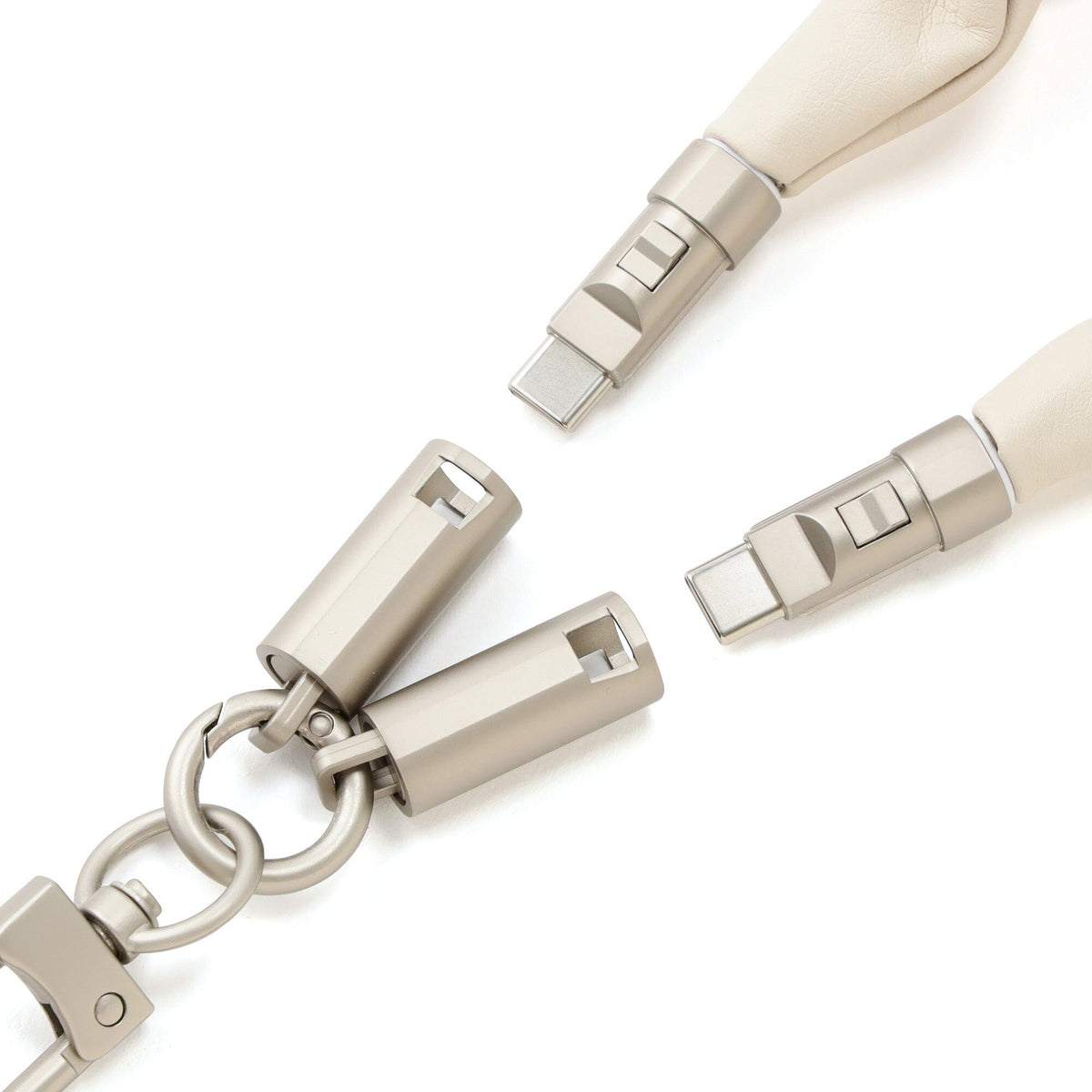 Smartphone Strap Usb Cable Ivory