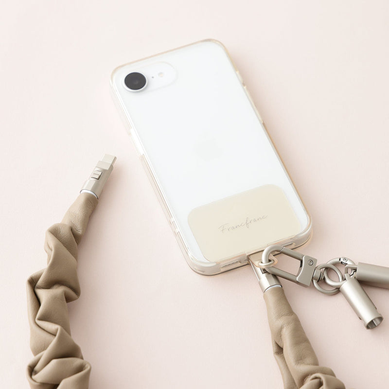 Smartphone Strap Usb Cable Beige