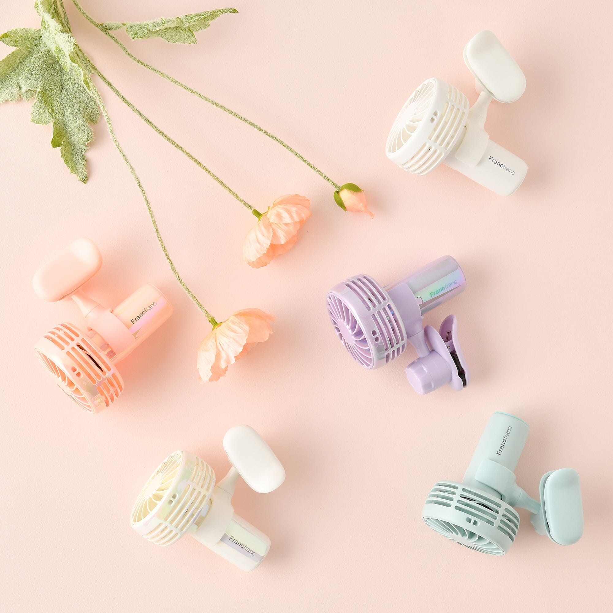 FRAIS Mini Fan Aurora Pink
