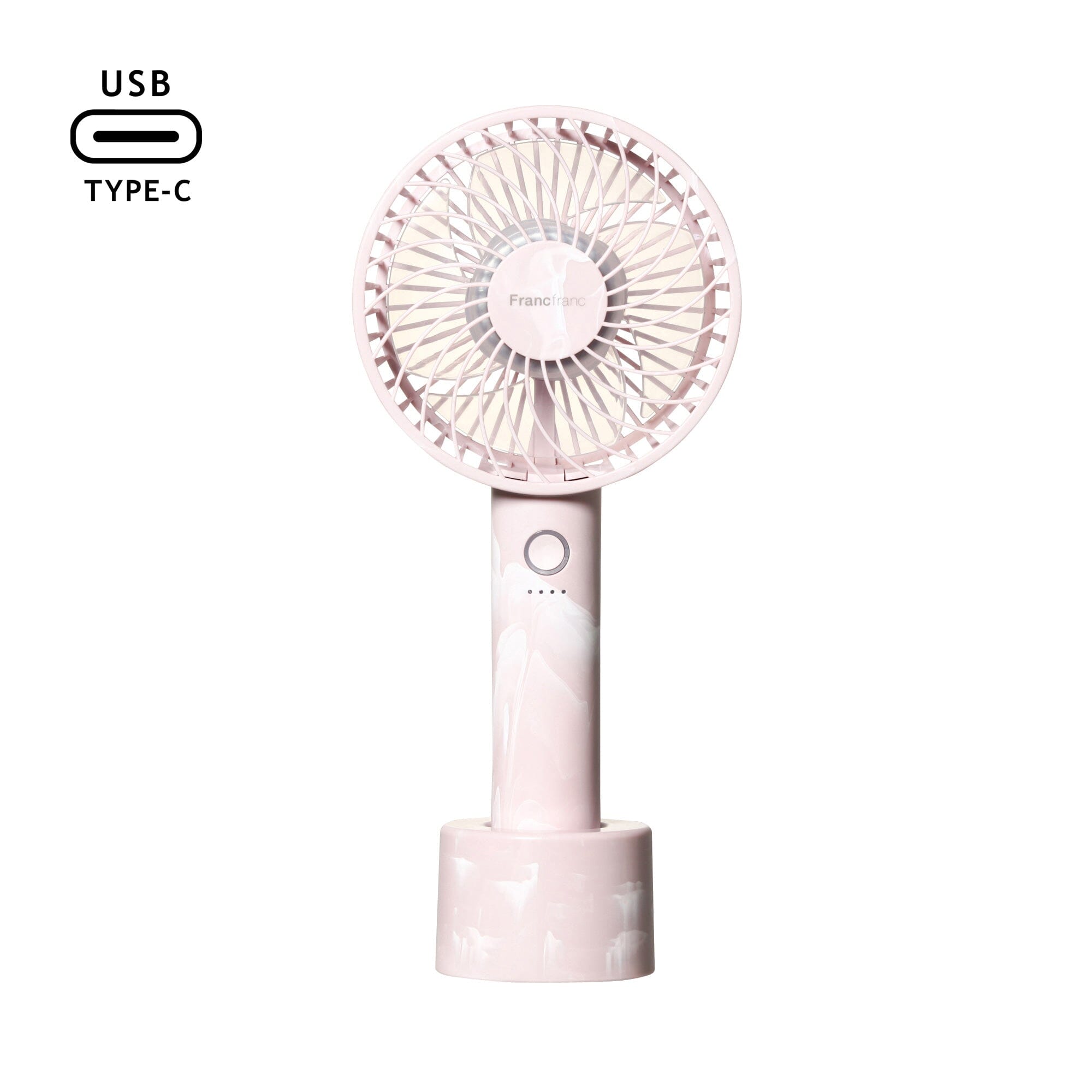FRAIS Handy Fan Marble Pink