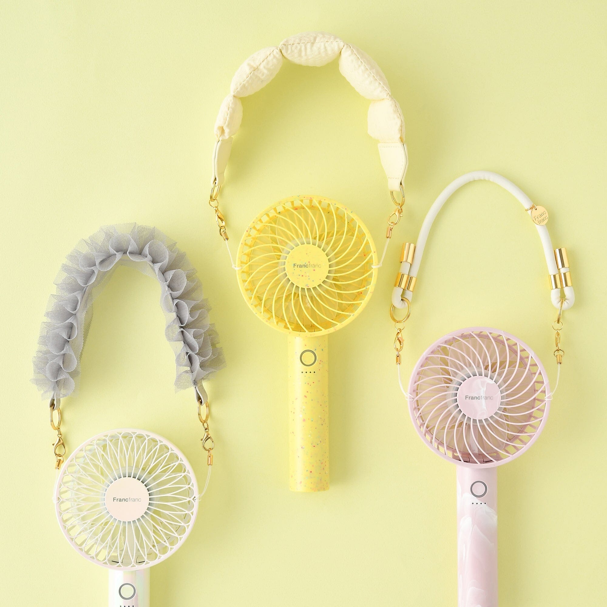 FRAIS Handy Fan Marble Pink