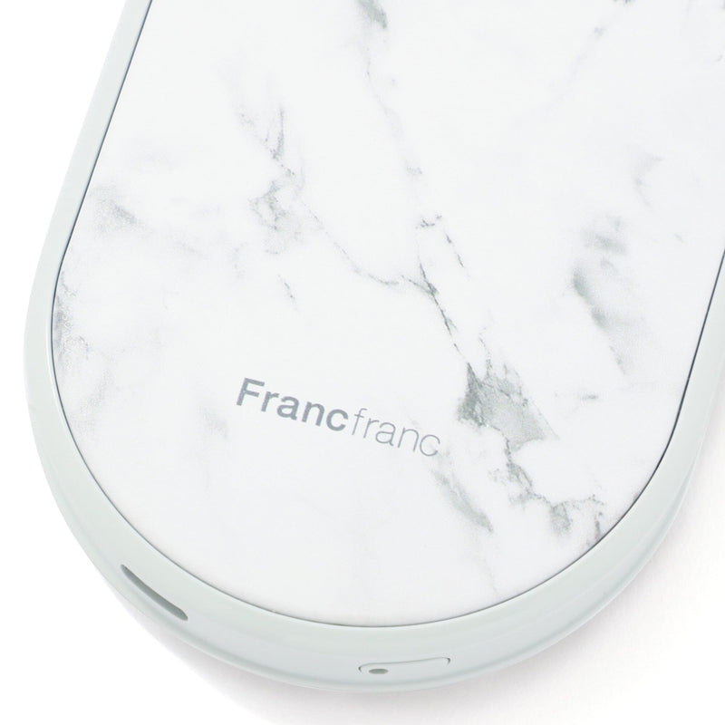 Hand Warmer Marble White