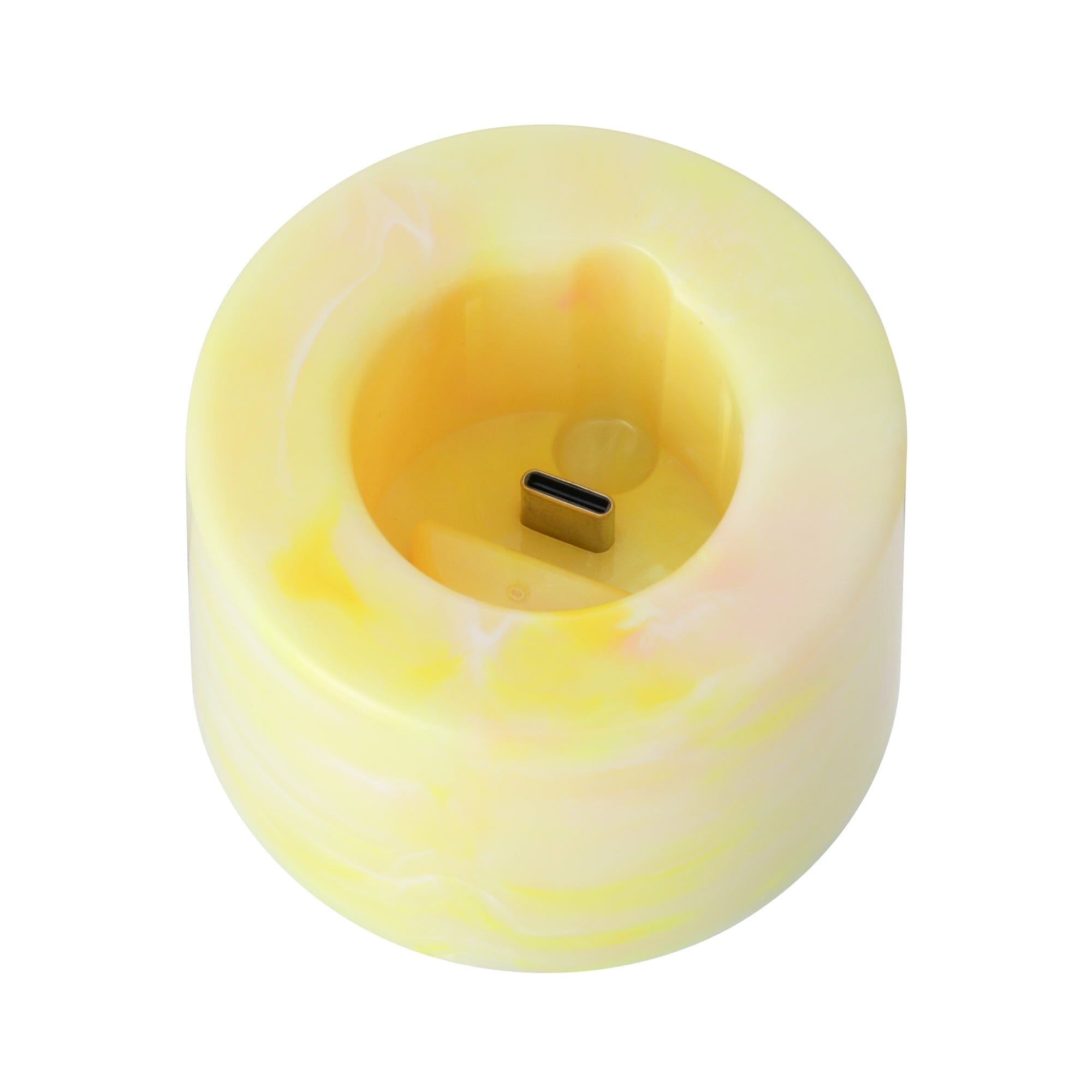 FRAIS Handy Fan Sheer Marble Yellow