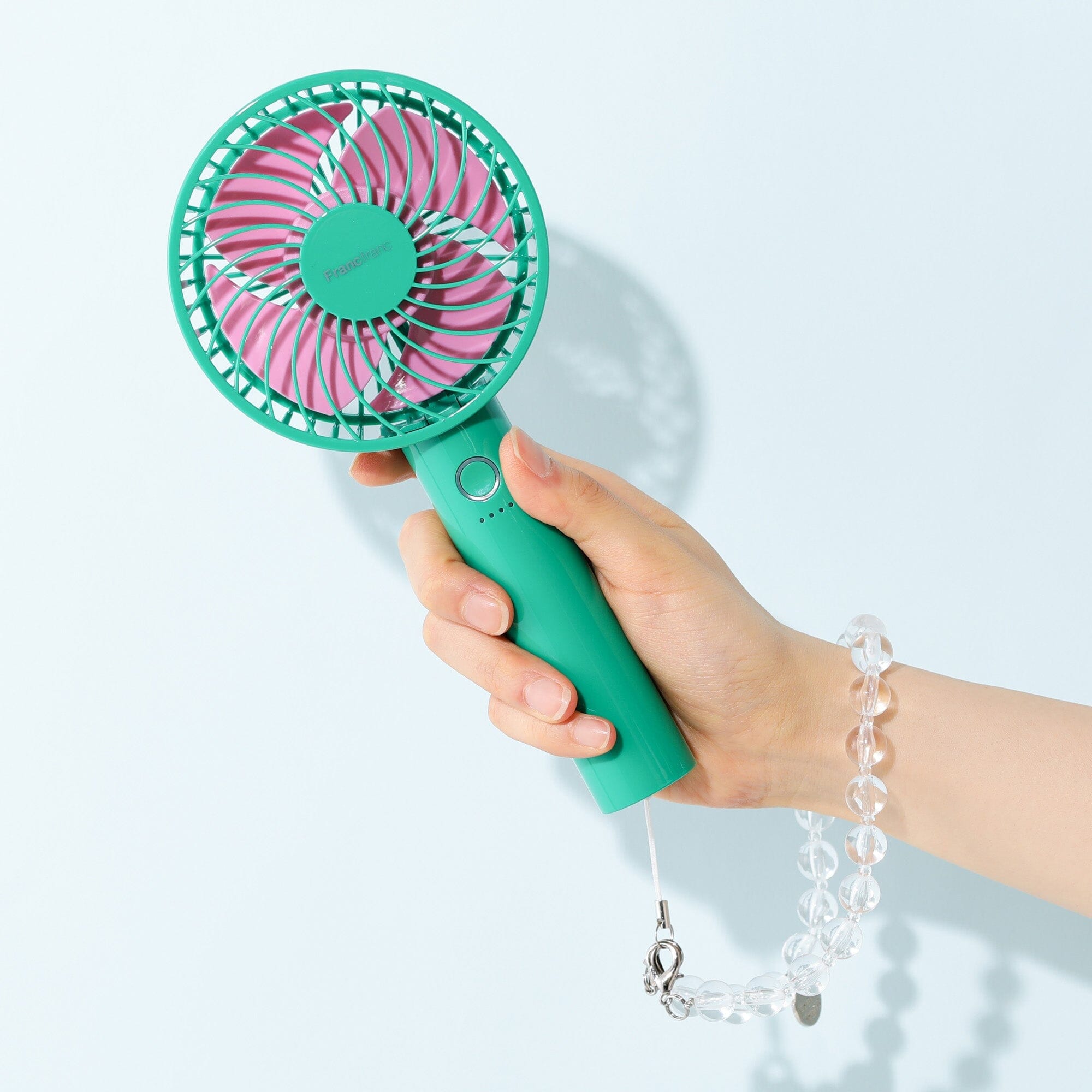 FRAIS Handy Fan Bicolor Green
