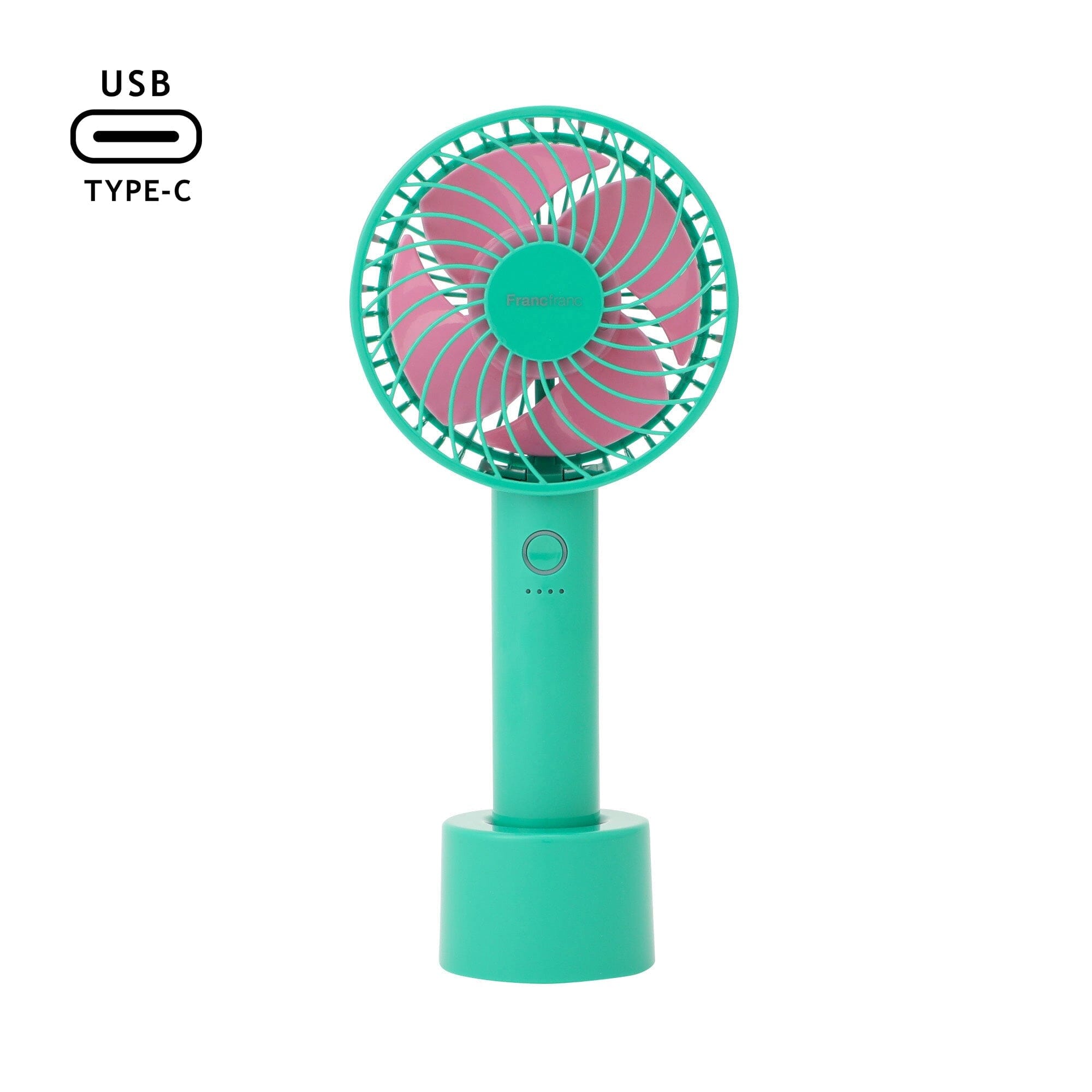 FRAIS Handy Fan Bicolor Green
