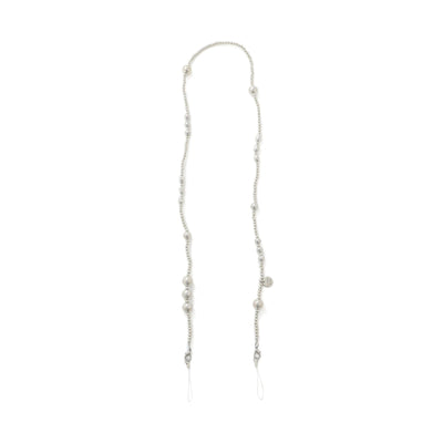 FRAIS Neck Strap Silver Beads