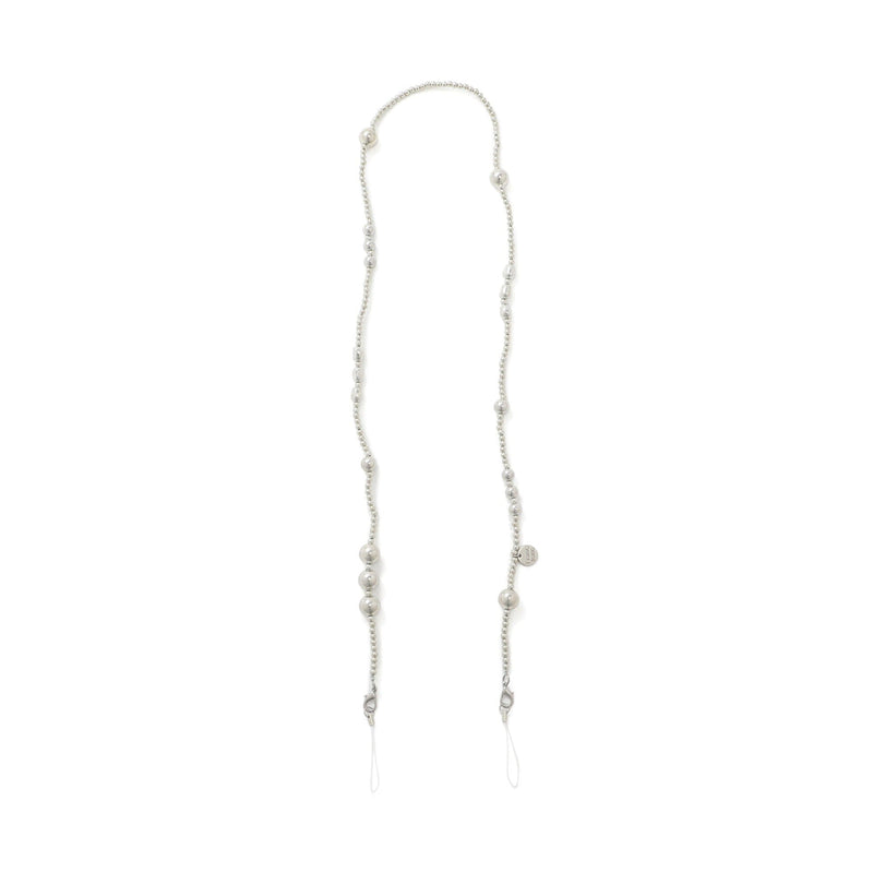 FRAIS Neck Strap Silver Beads