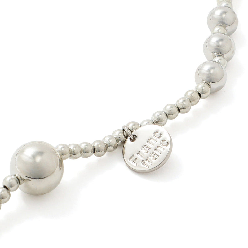 FRAIS Neck Strap Silver Beads