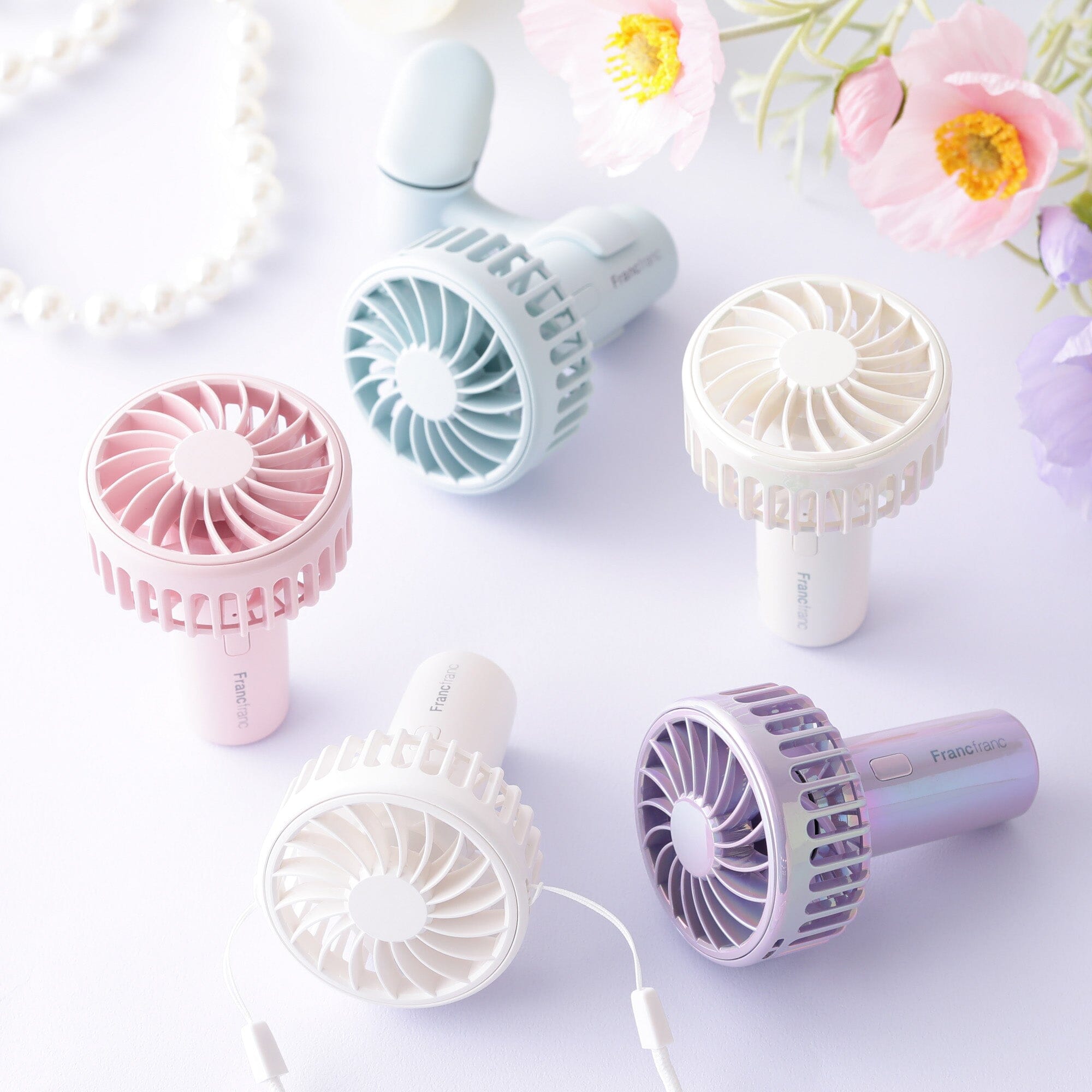 Frais Mini Fan Aurora White