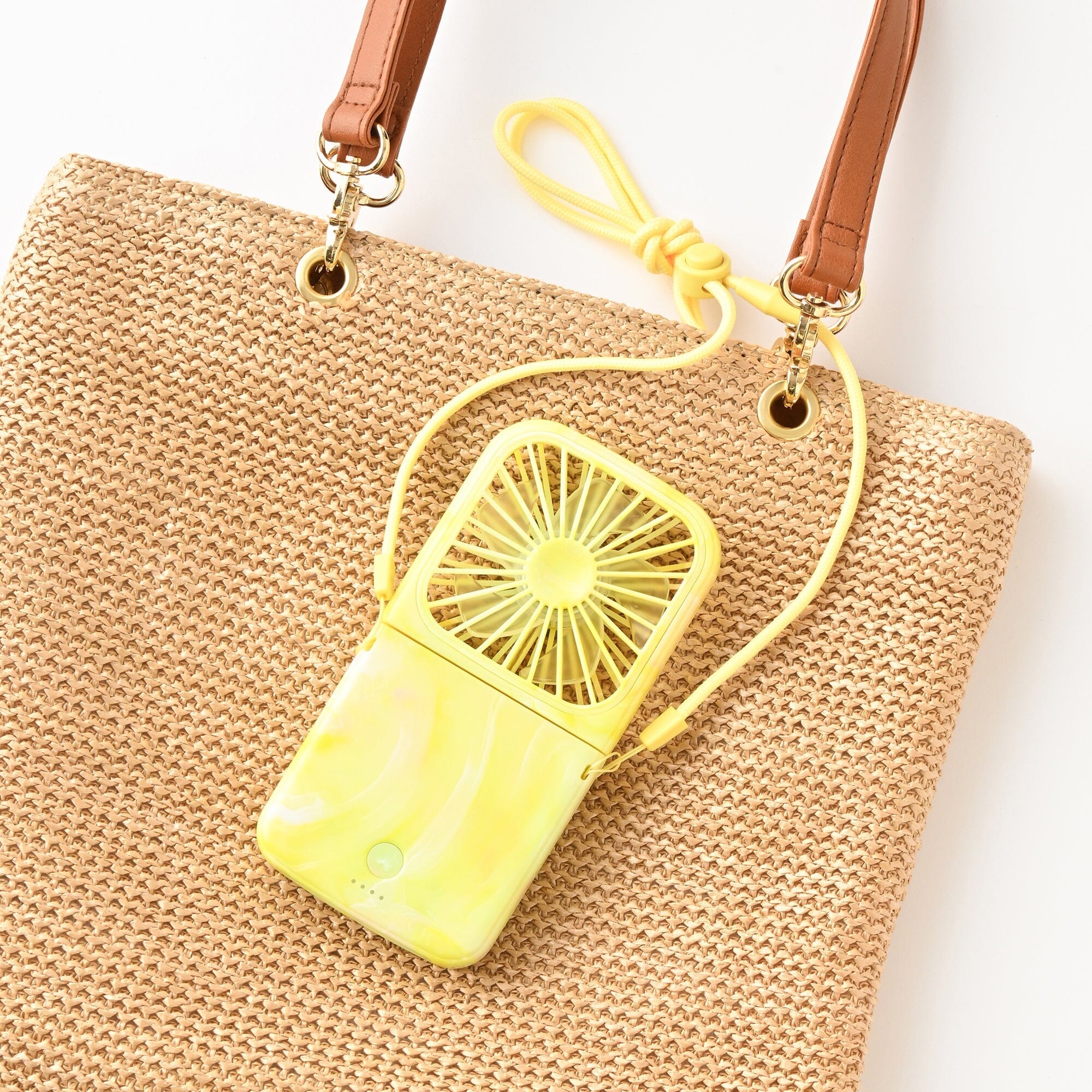 Frais Smart Handy Fan Sheer Marble Yellow