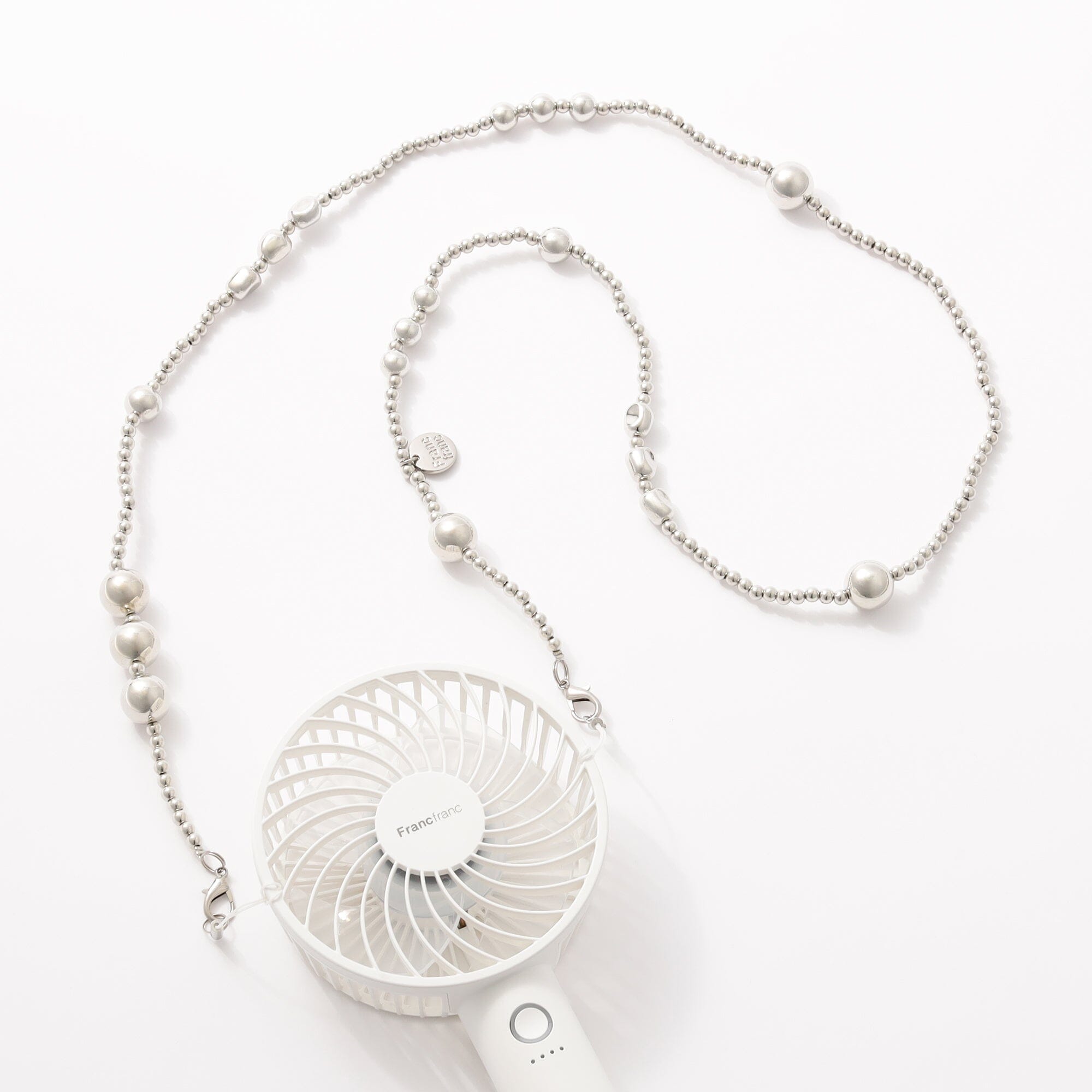 Frais Neck Strap Silver Beads
