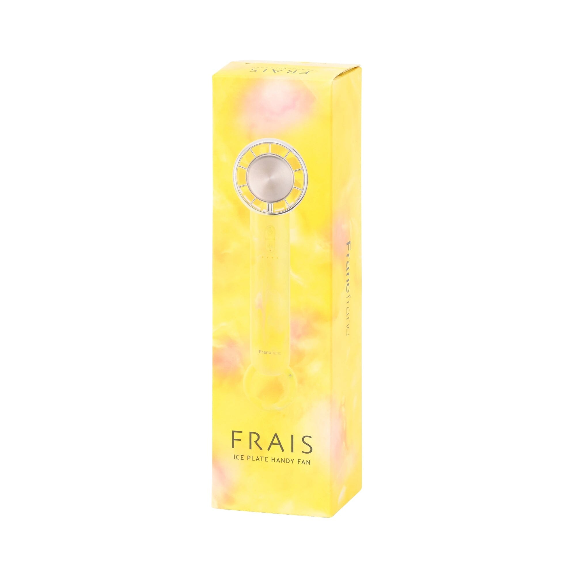 Frais 冰感手持風扇 大理石黃色