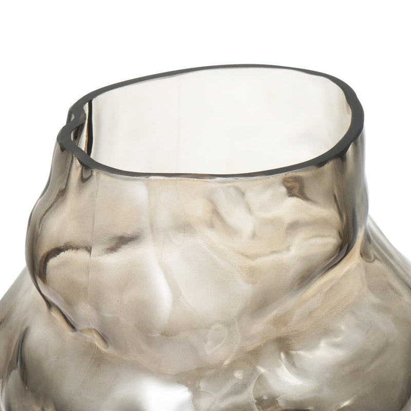 Boulder Flower Vase Grey