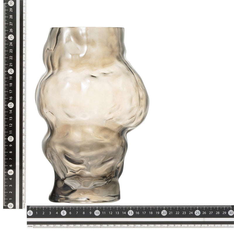 Boulder Flower Vase Grey