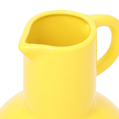 Ceramic Pop Flower Vase Medium Yellow