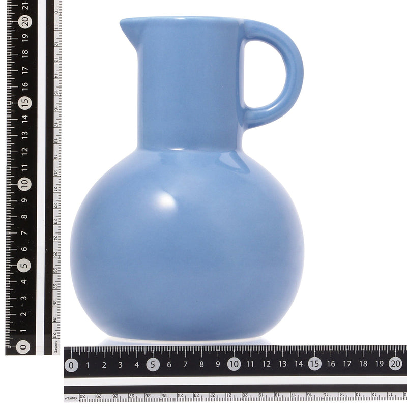 Ceramic Pop Flower Vase Medium Light Blue