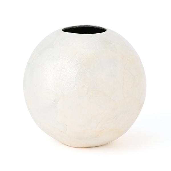 Shell Flower Vase 2 Small White