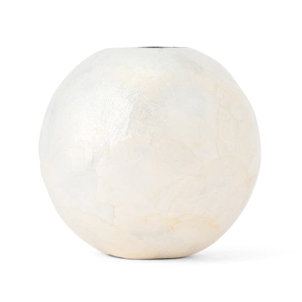 Shell Flower Vase 2 Small White