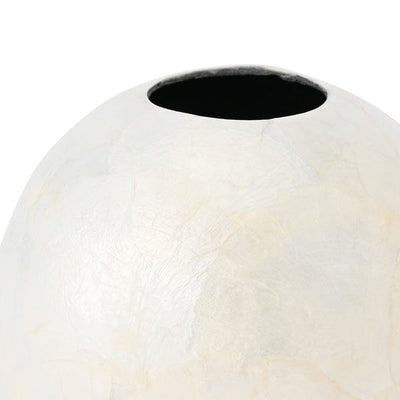 Shell Flower Vase 2 Small White