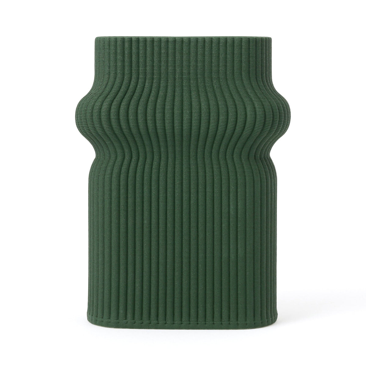 Ceramic 3D Flower Vase Medium Green