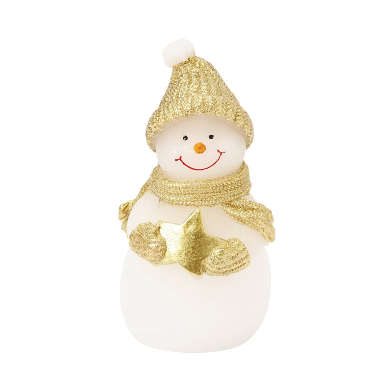 Led Candle Snowman
