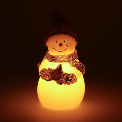 Led Candle Snowman