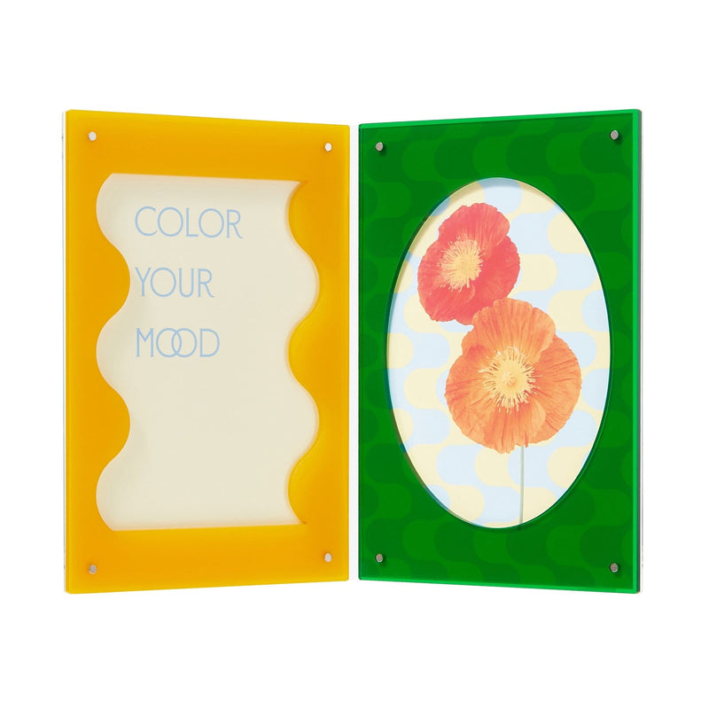 Colorful Acrylic Frame 2  Yellow × Green