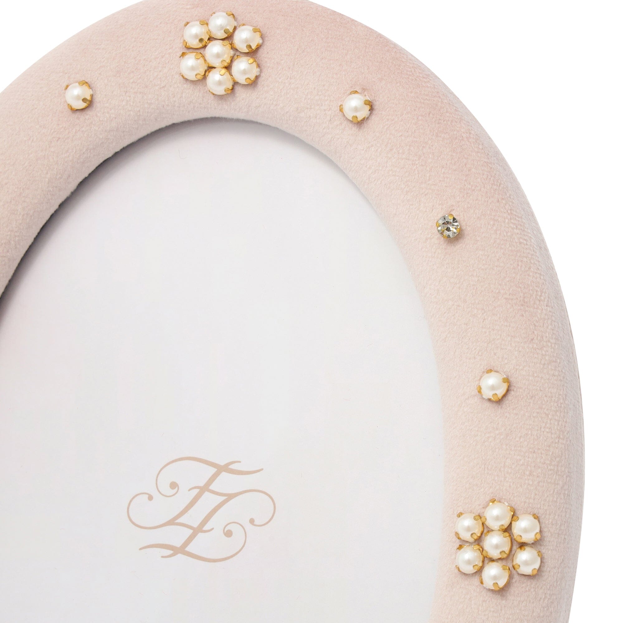 Bijou Velour Frame Light Pink