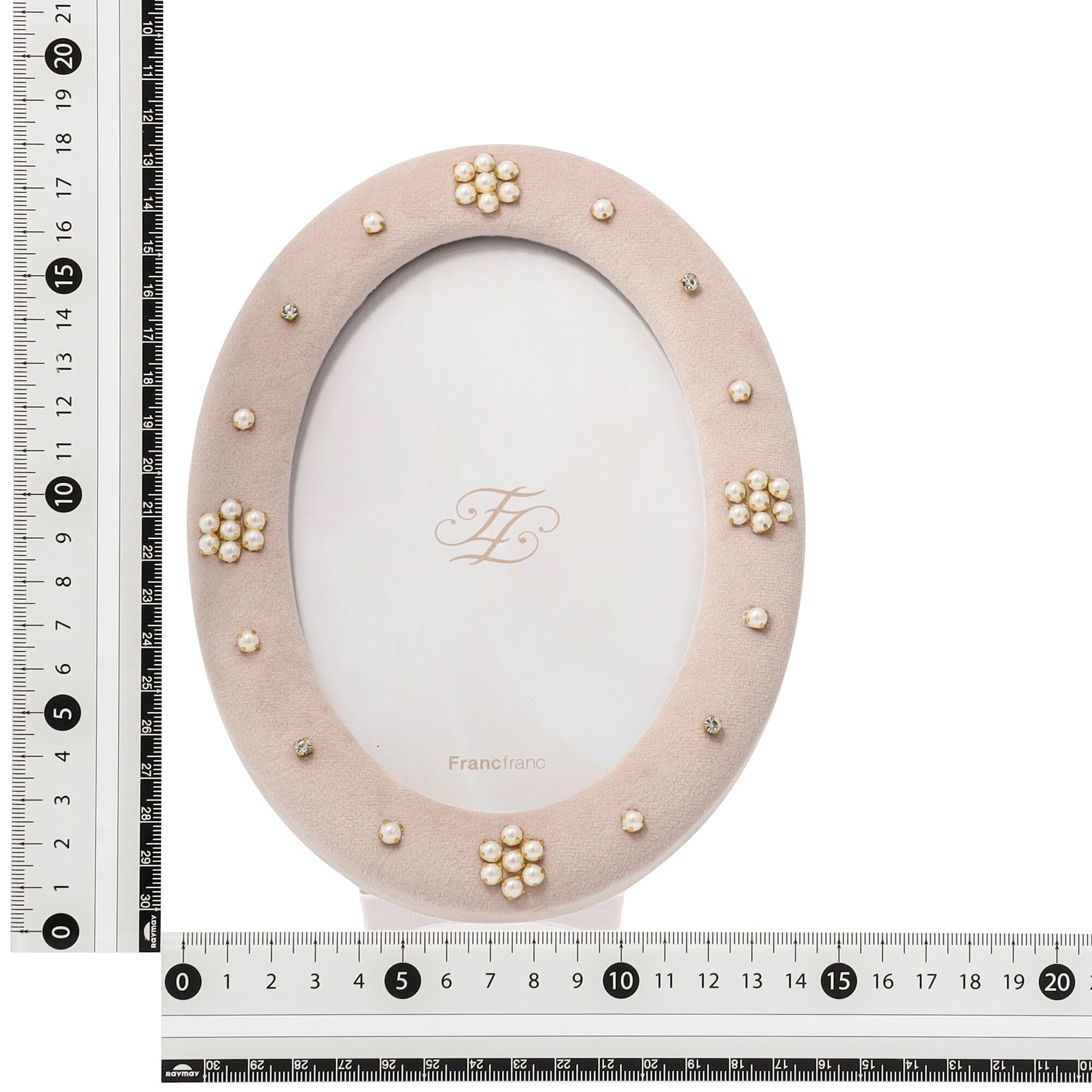 Bijou Velour Frame Light Pink