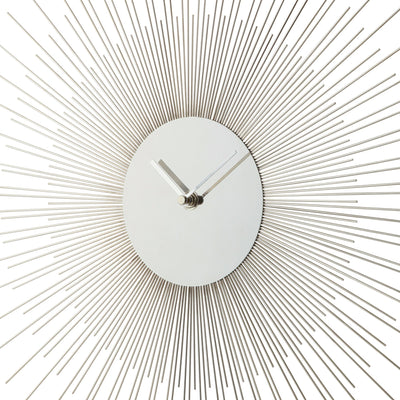 Sonne Wall Clock Silver