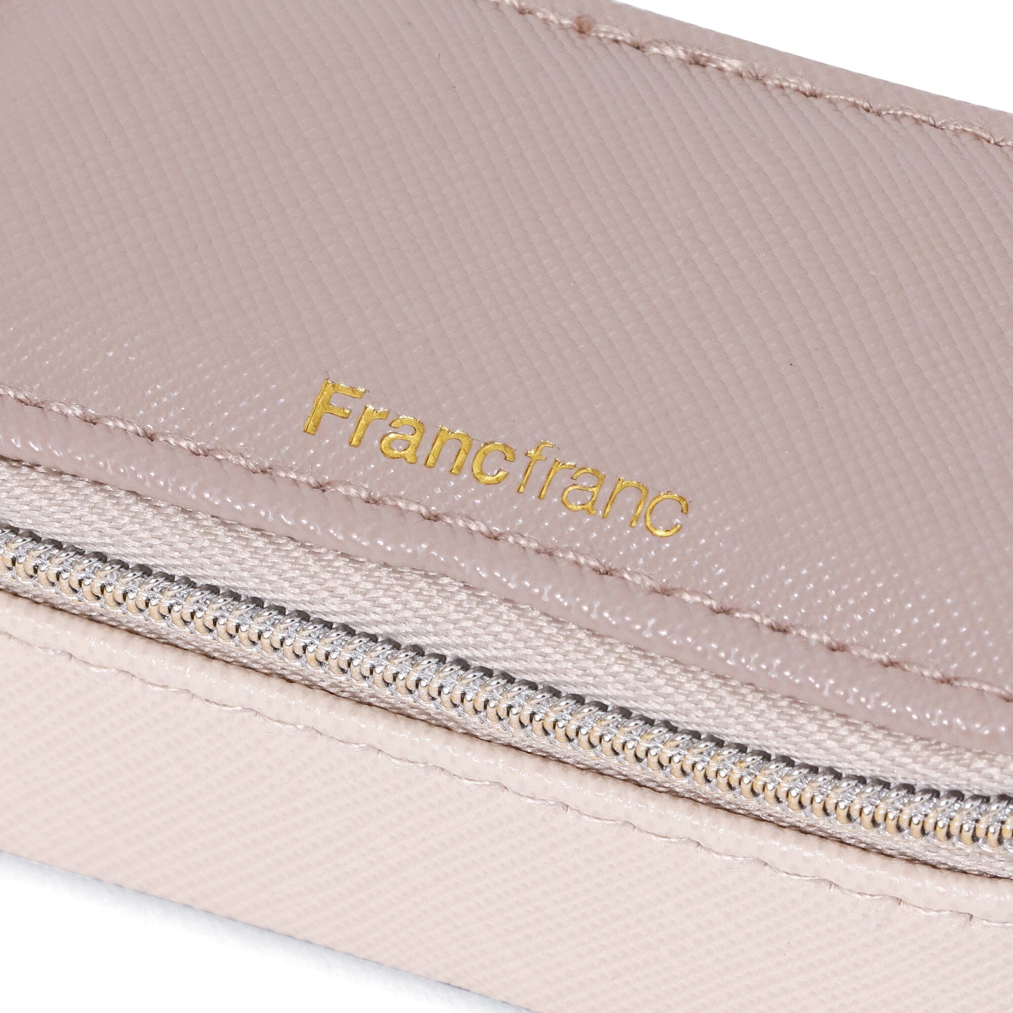 Bicolor Mini Travel Jewelry Box  Ivory